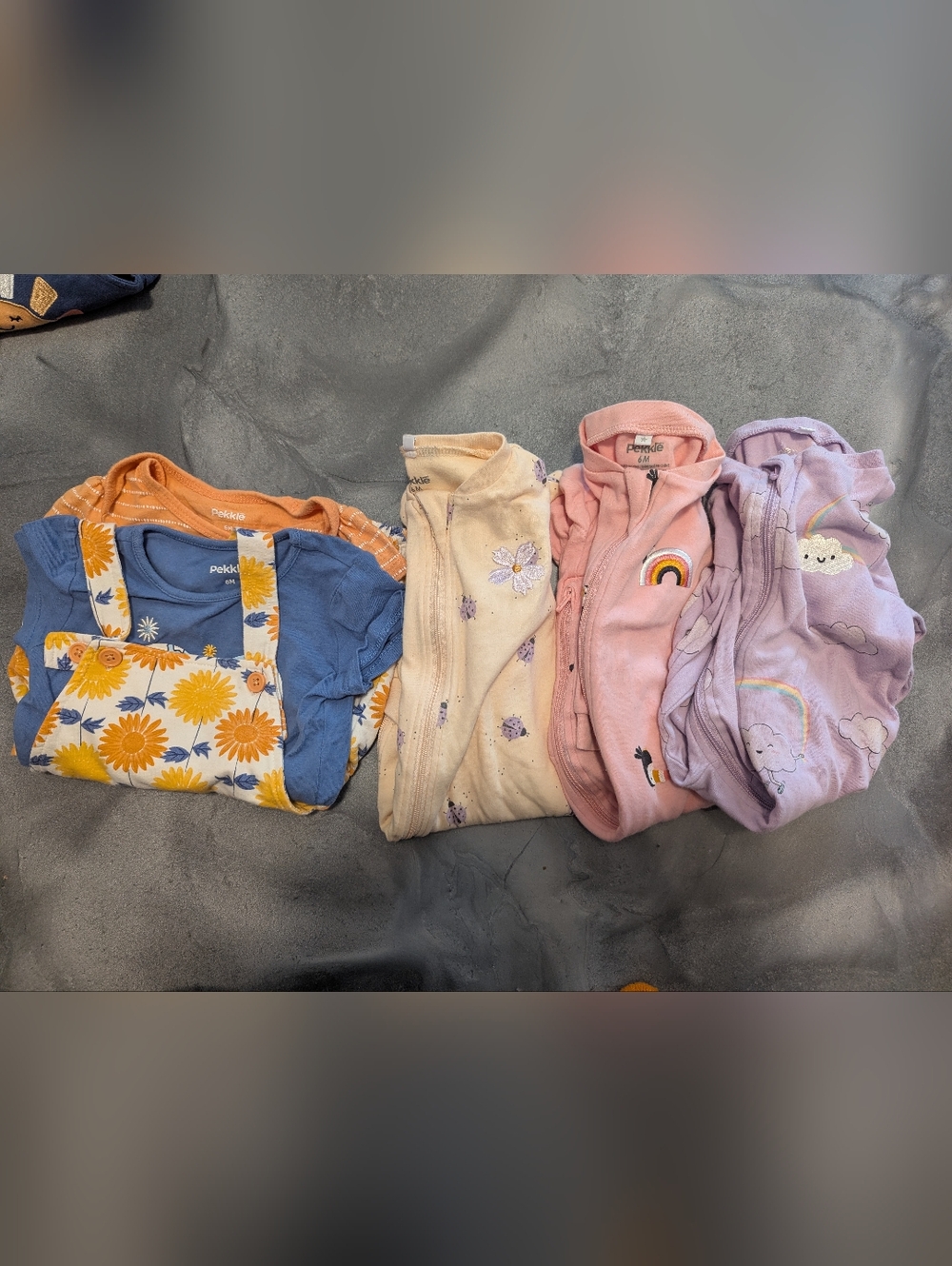 Kids Pajama Set Bundle - Assorted Blue, Yellow, Cream, Pink, Lavender